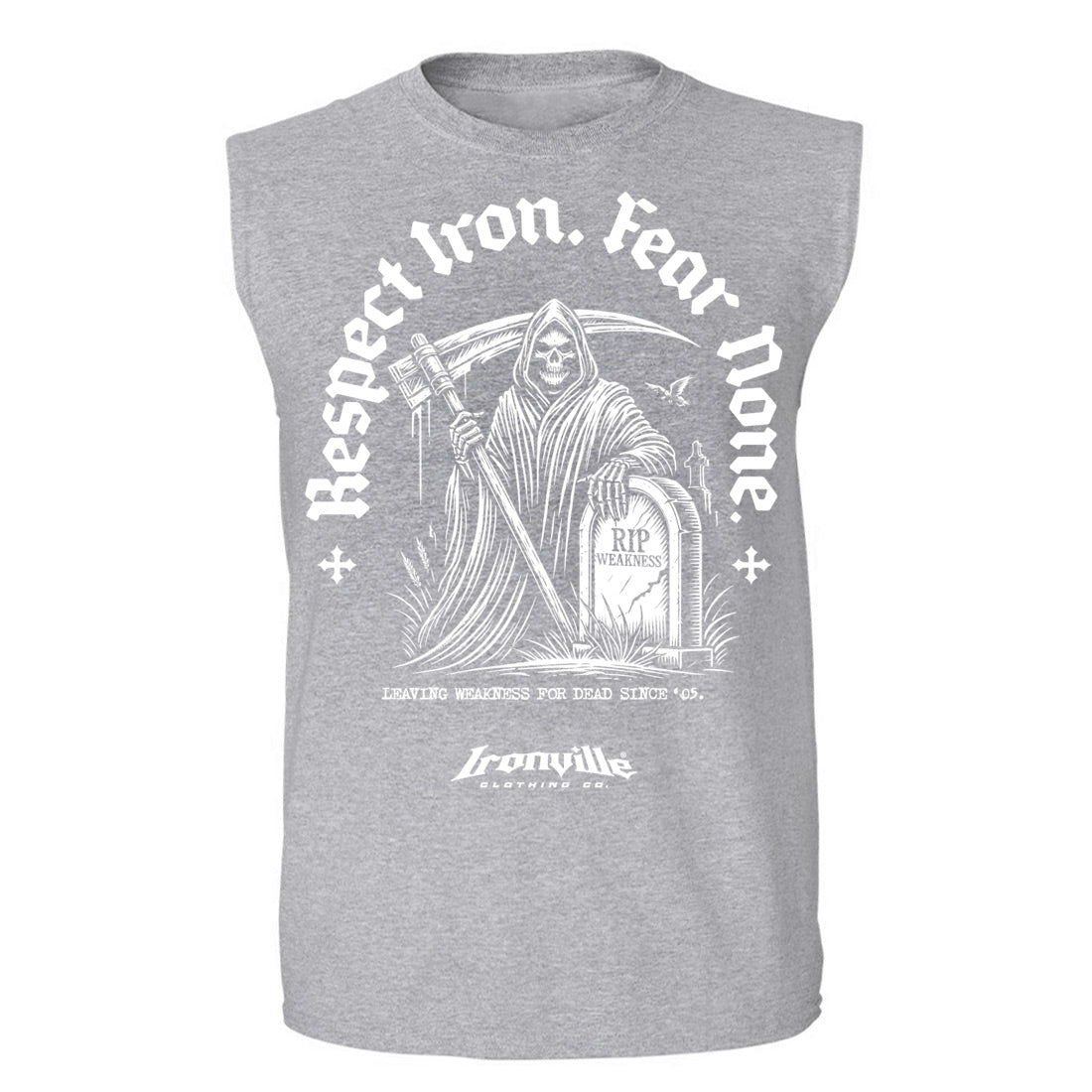 Ironville RESPECT IRON Sleeveless Gym Shirt