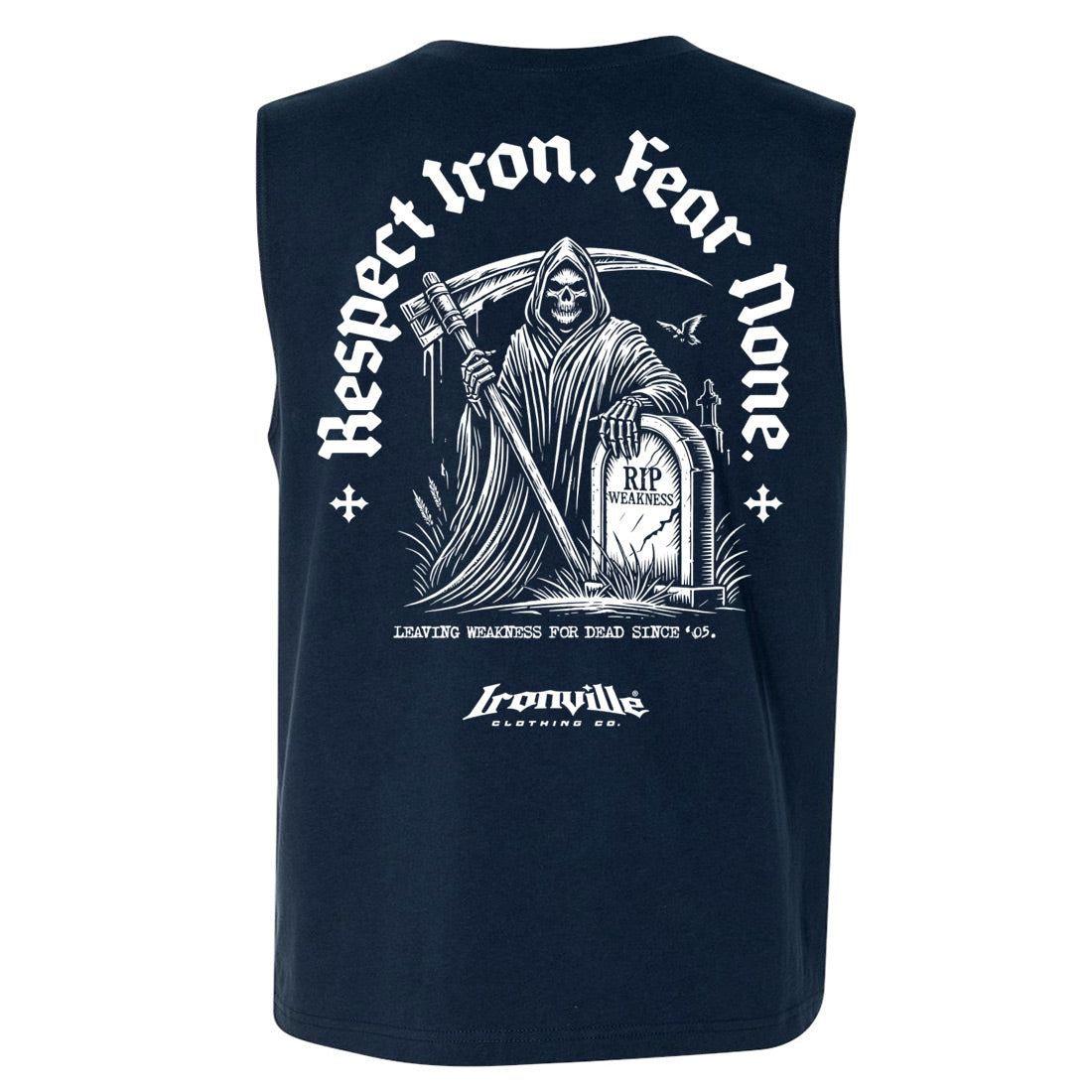 Ironville RESPECT IRON Sleeveless Gym Shirt