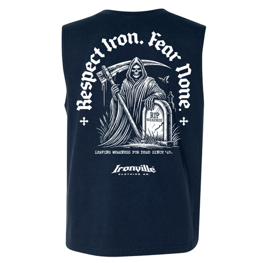 Ironville RESPECT IRON Sleeveless Gym Shirt
