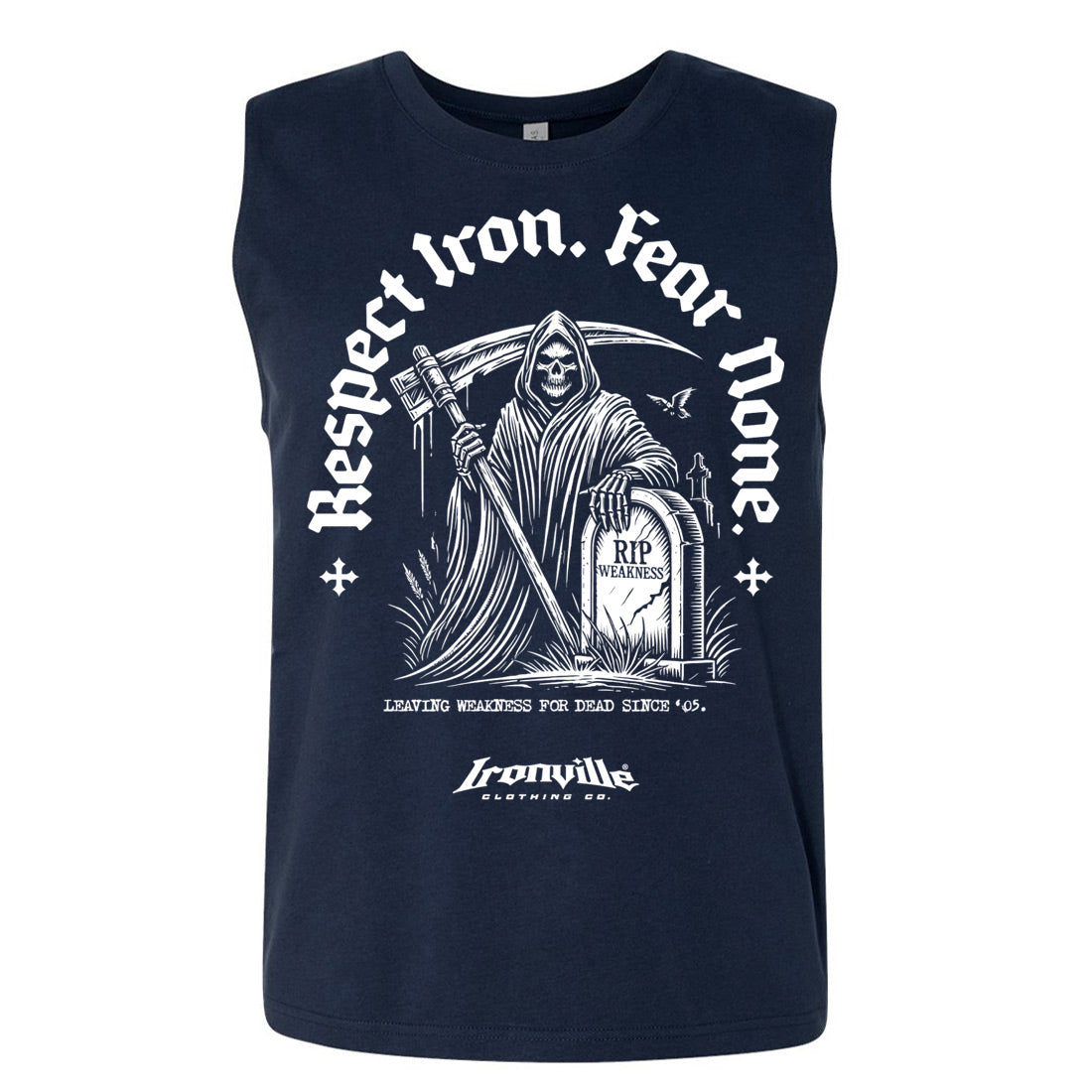 Ironville RESPECT IRON Sleeveless Gym Shirt