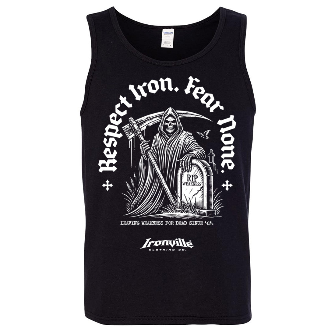 Ironville RESPECT IRON Standard Cut Tank Top