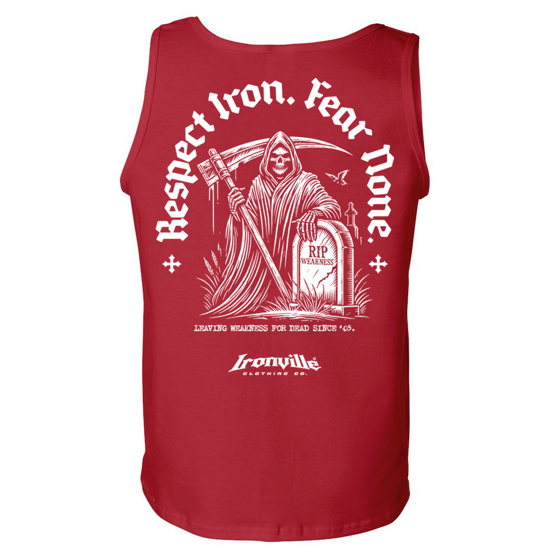 Ironville RESPECT IRON Standard Cut Tank Top