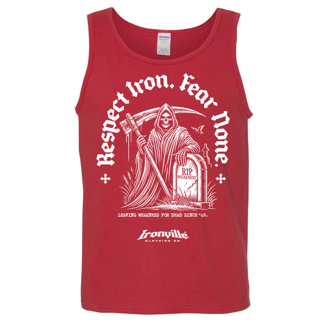 Ironville RESPECT IRON Standard Cut Tank Top