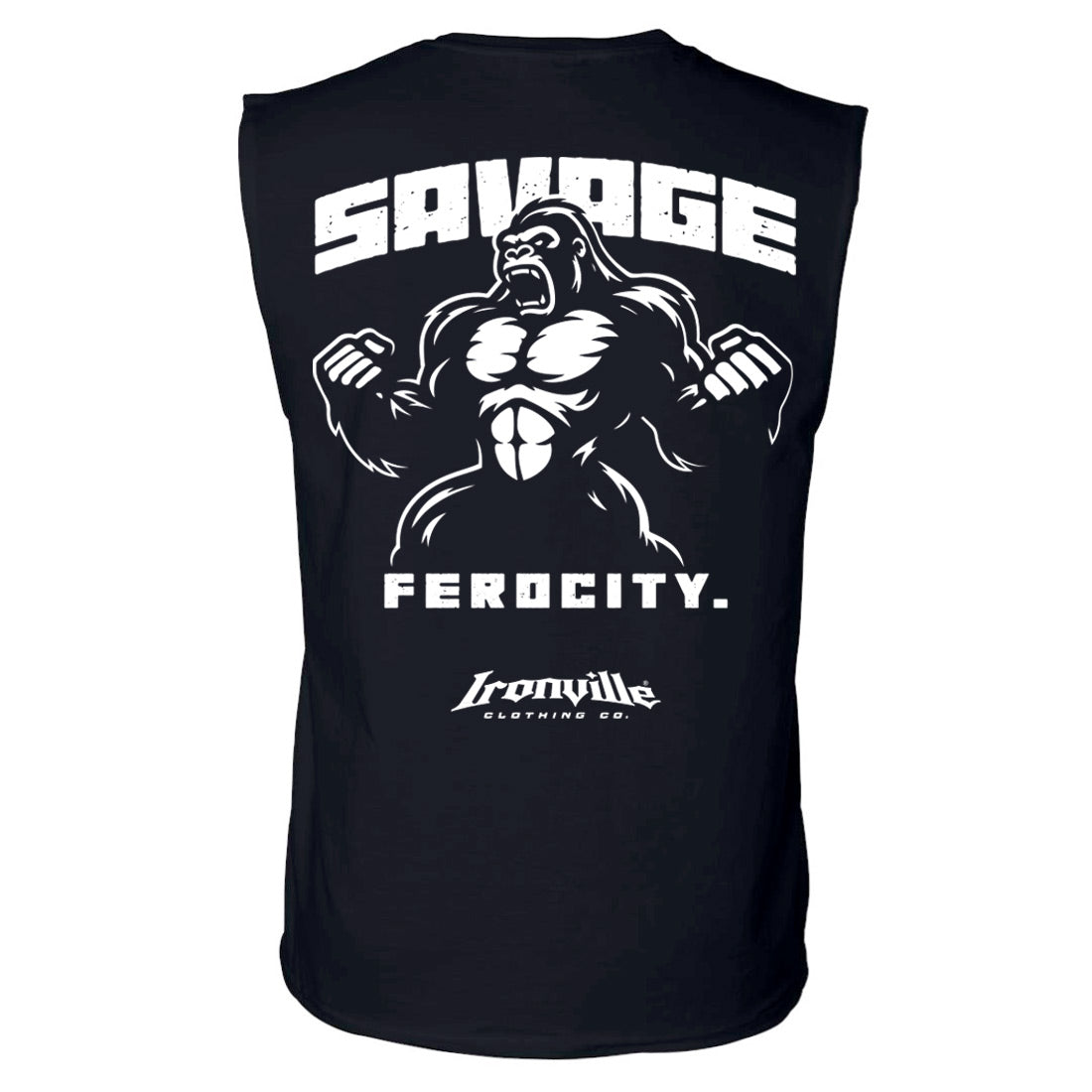 Ironville SAVAGE FEROCITY Sleeveless Muscle T-shirt
