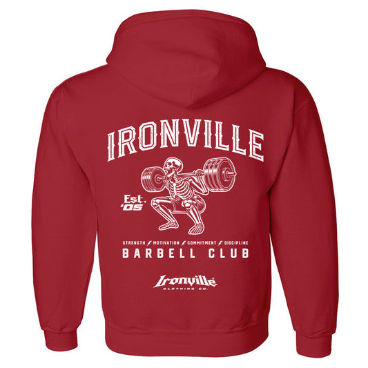 Ironville SKELETON SQUAT Hooded Sweatshirt