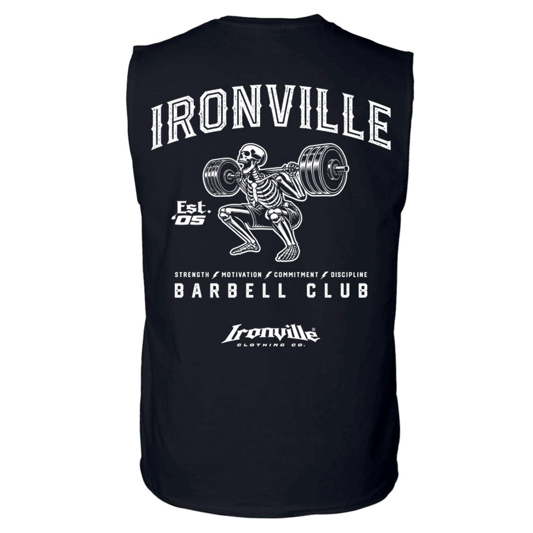 Ironville SKELETON SQUAT Muscle Shirt