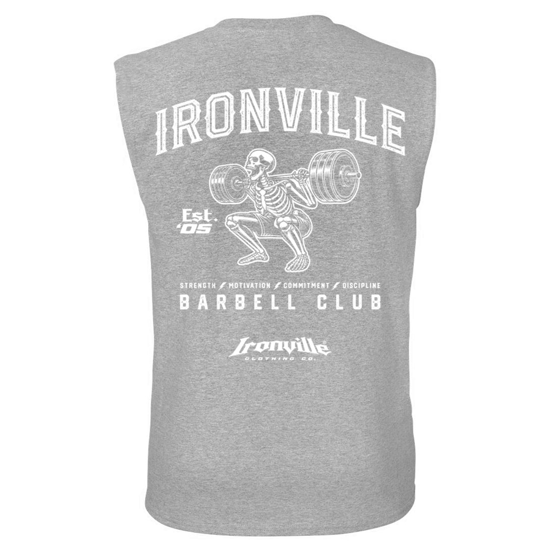 Ironville SKELETON SQUAT Muscle Shirt