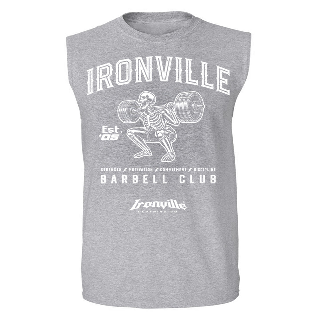 Ironville SKELETON SQUAT Muscle Shirt