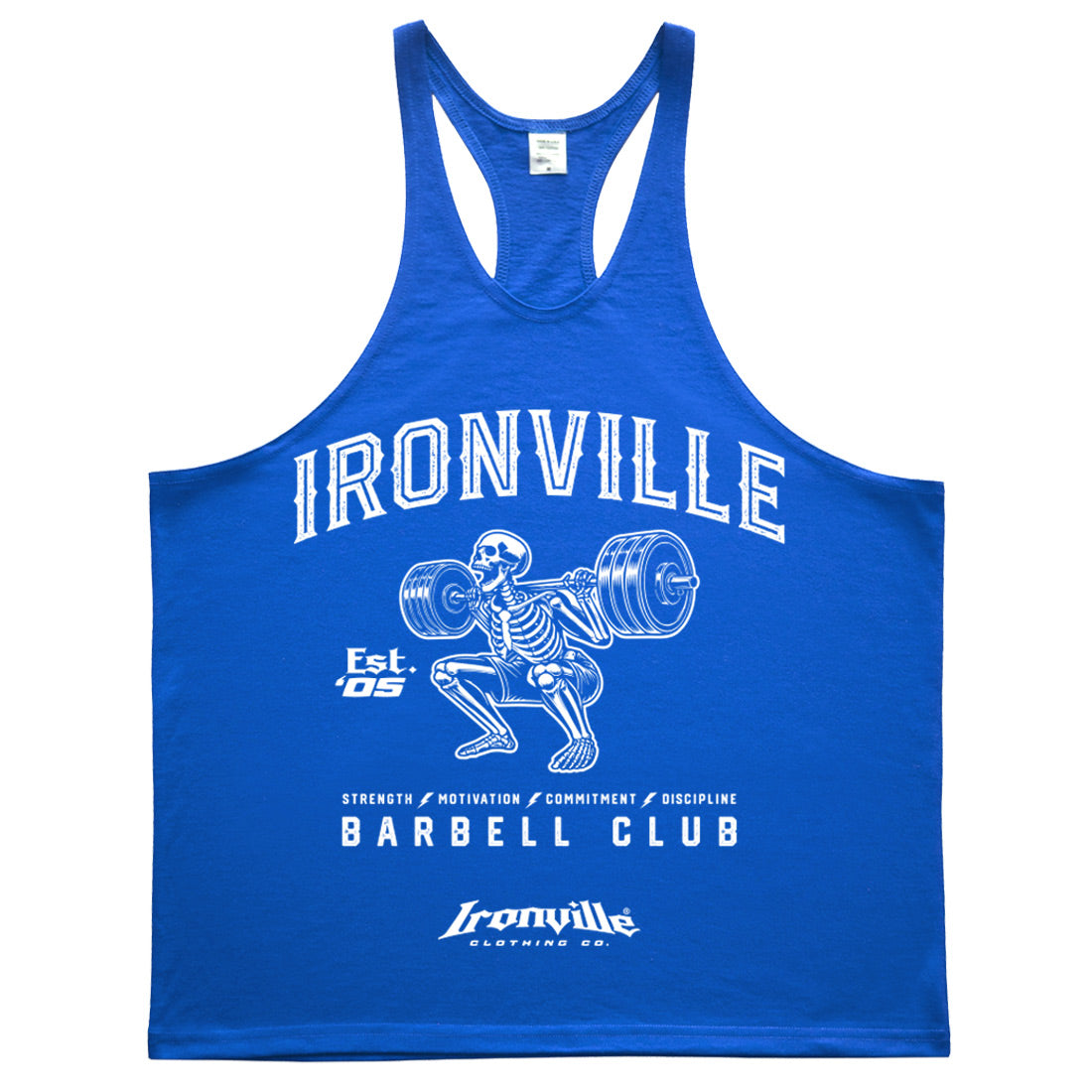Ironville SKELETON SQUAT Stringer Tank Top