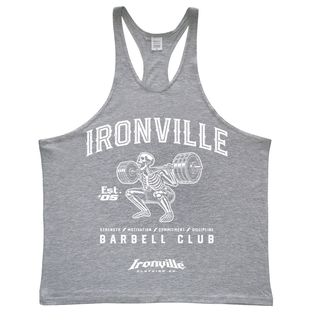 Ironville SKELETON SQUAT Stringer Tank Top