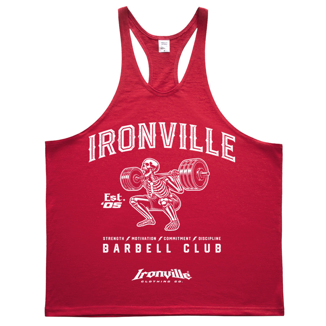 Ironville SKELETON SQUAT Stringer Tank Top