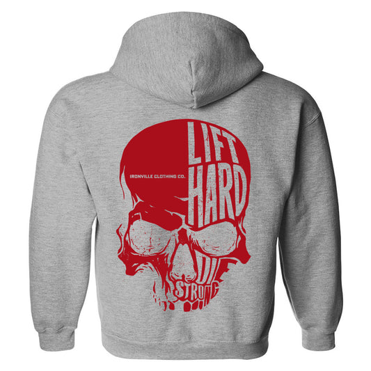 Ironville SKULL HARD Pullover Hoodie Sweatshirt