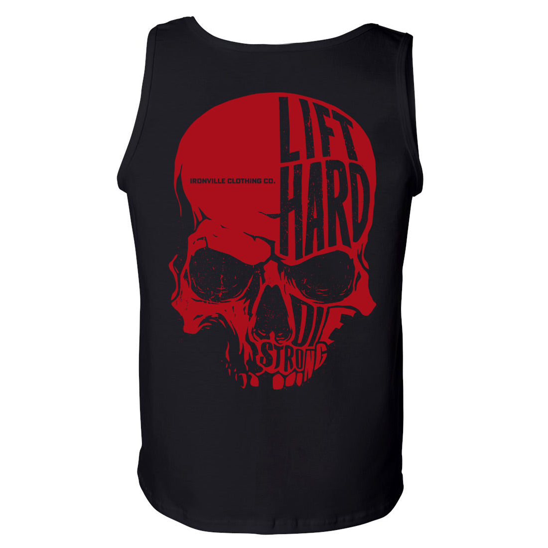 Ironville SKULL HARD Standard Cut Gym Tank Top