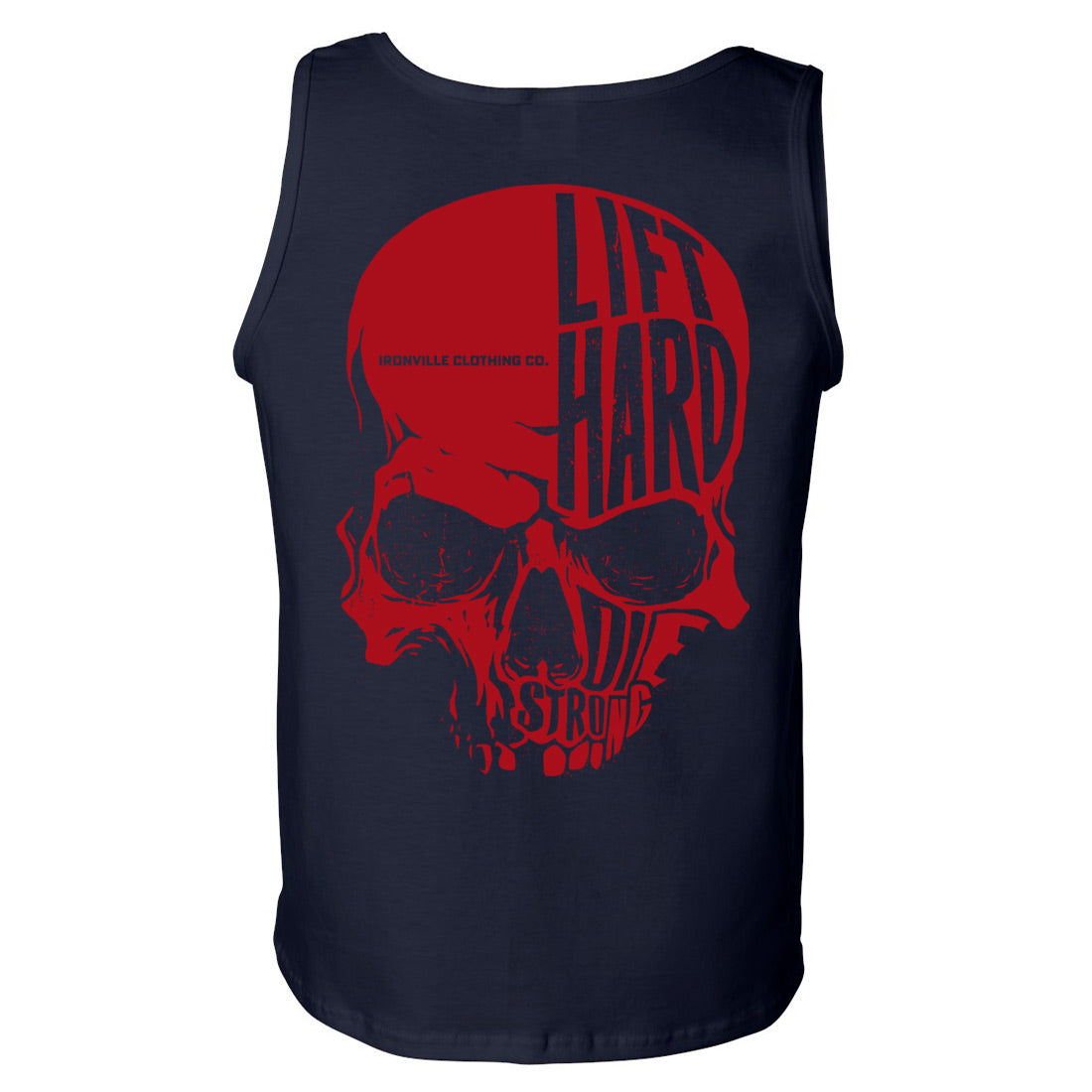 Ironville SKULL HARD Standard Cut Gym Tank Top