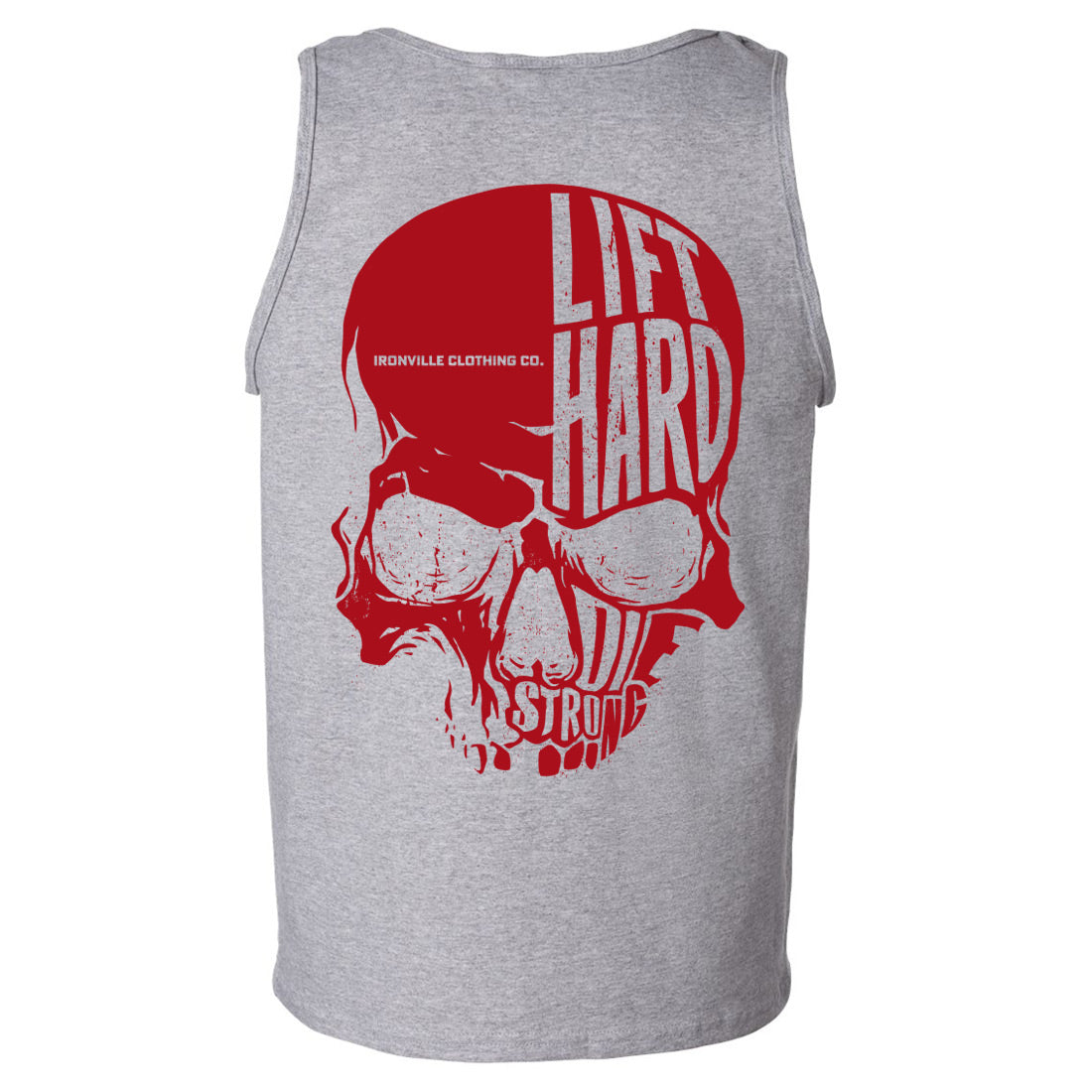 Ironville SKULL HARD Standard Cut Gym Tank Top