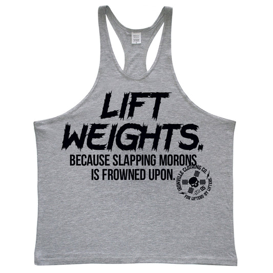Ironville SLAPPING MORONS Stringer Tank Top