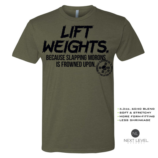 Ironville SLAPPING MORONS Soft-Blend Gym T-shirt