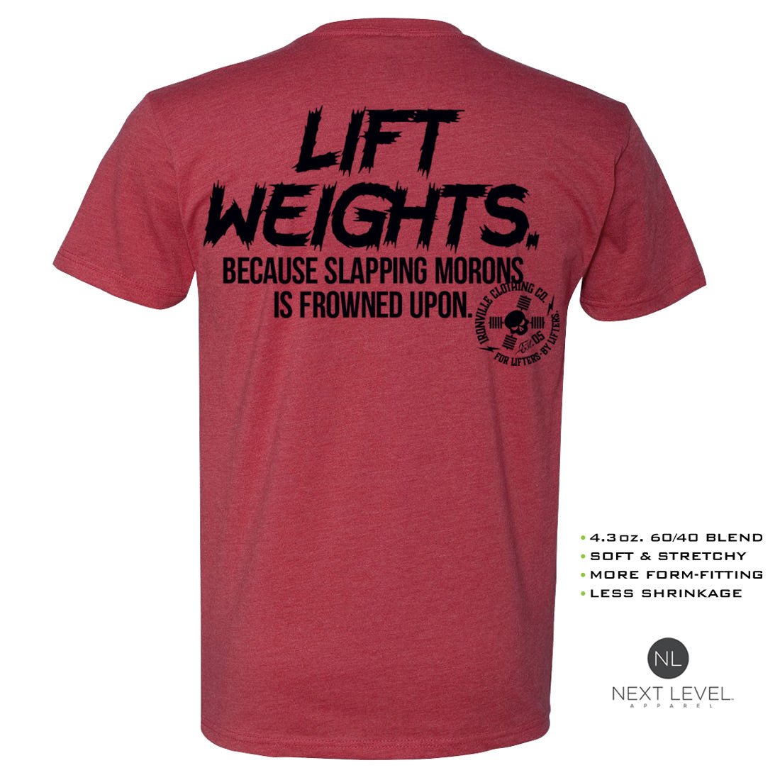 Ironville SLAPPING MORONS Soft-Blend Gym T-shirt