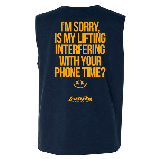 Ironville 'I'M SORRY' Sleeveless Gym T Shirt