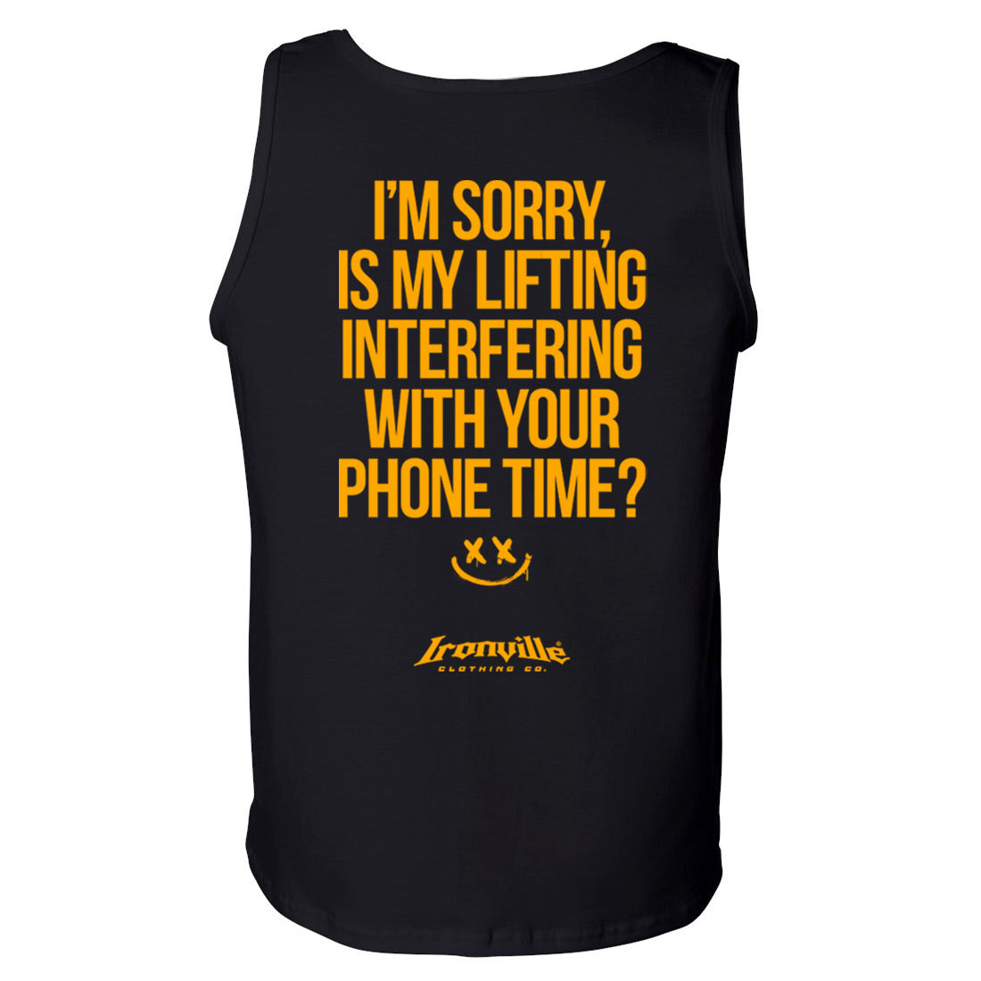 Ironville 'I'M SORRY' Standard Cut Tank Top