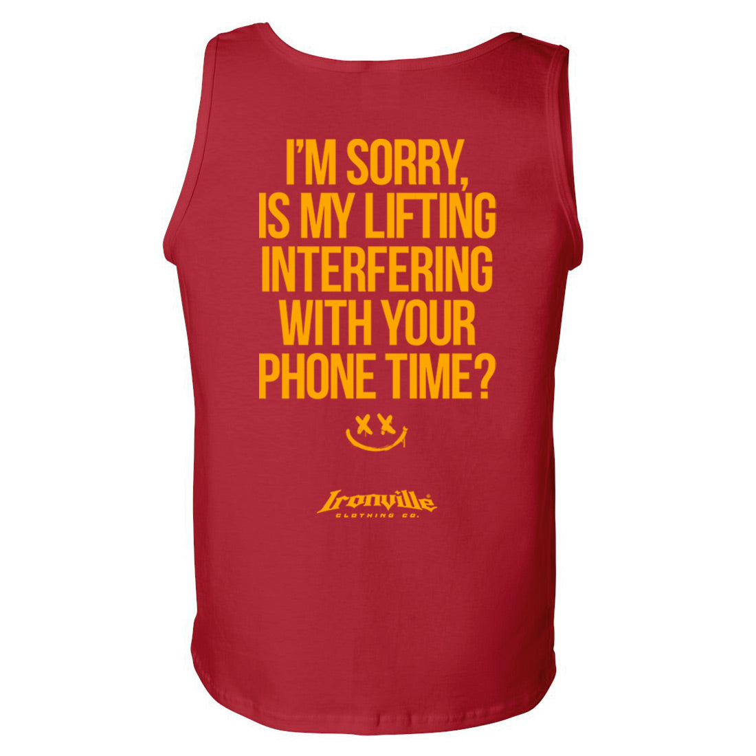 Ironville 'I'M SORRY' Standard Cut Tank Top