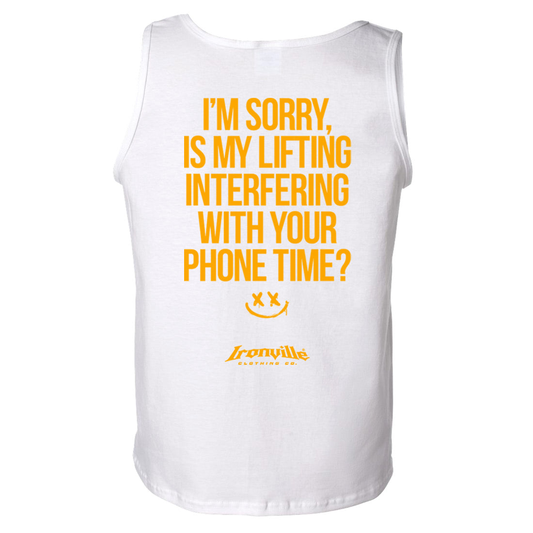 Ironville 'I'M SORRY' Standard Cut Tank Top