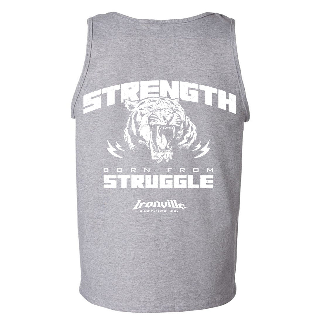 Ironville STRENGTH STRUGGLE Standard Cut Gym Tank Top