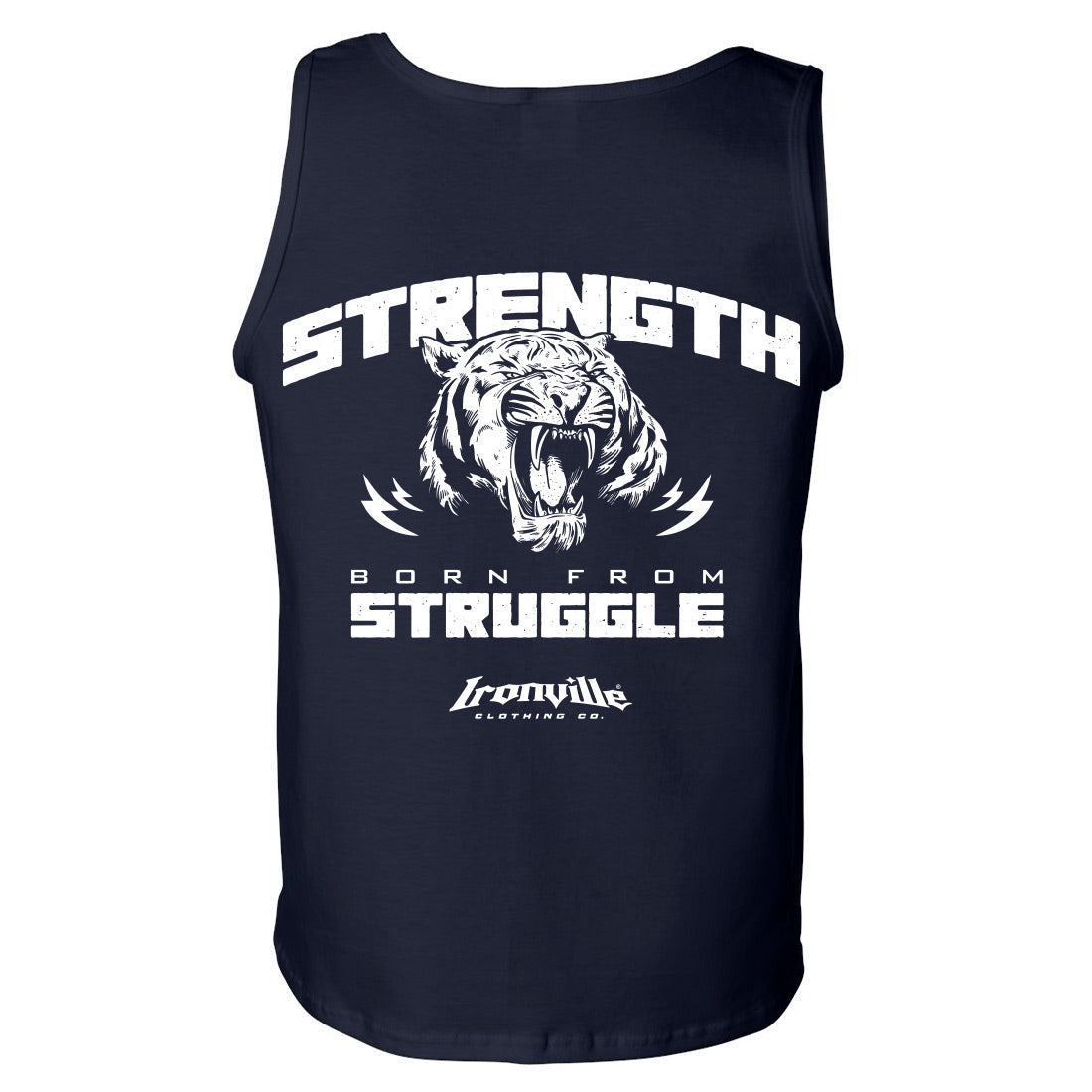 Ironville STRENGTH STRUGGLE Standard Cut Gym Tank Top