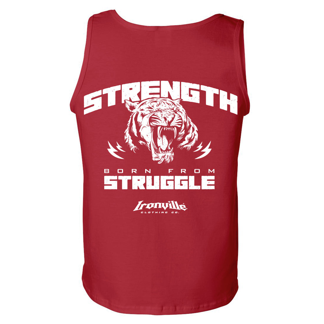 Ironville STRENGTH STRUGGLE Standard Cut Gym Tank Top