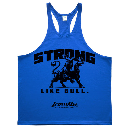 Ironville STRONG LIKE BULL Stringer Tank Top