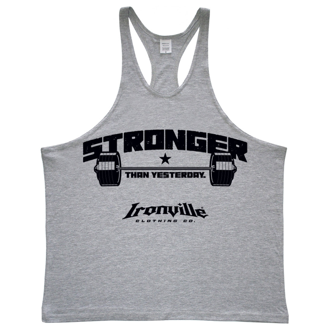 Ironville STRONGER THAN YESTERDAY Stringer Tank Top