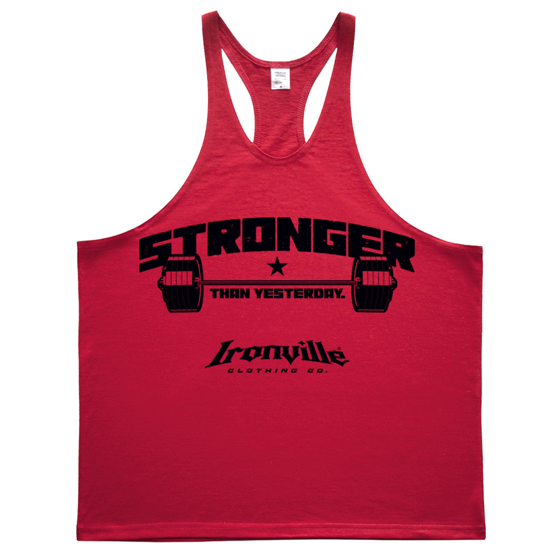 Ironville STRONGER THAN YESTERDAY Stringer Tank Top