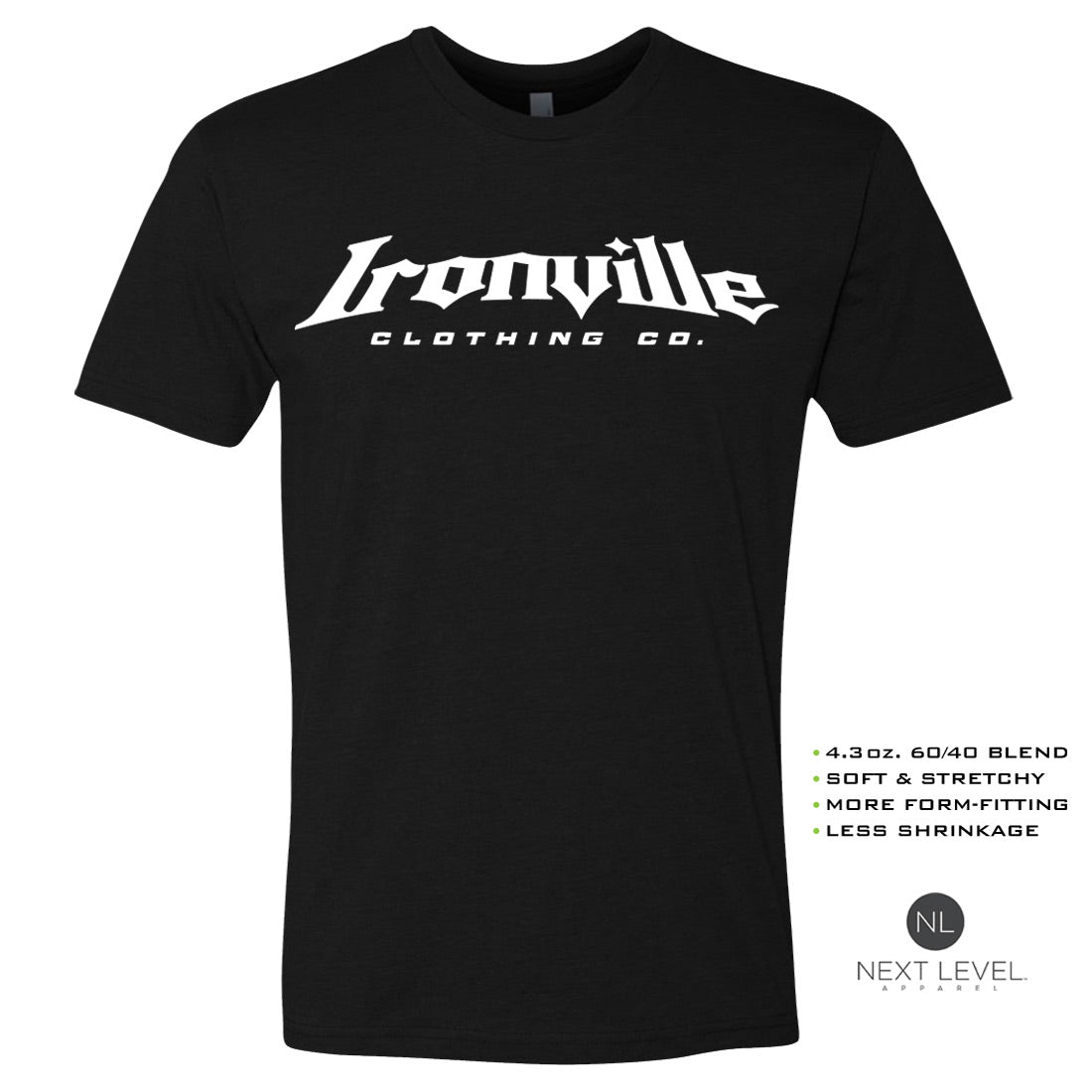 Ironville Worst Enemy Soft-Blend Fitted Gym T-shirt