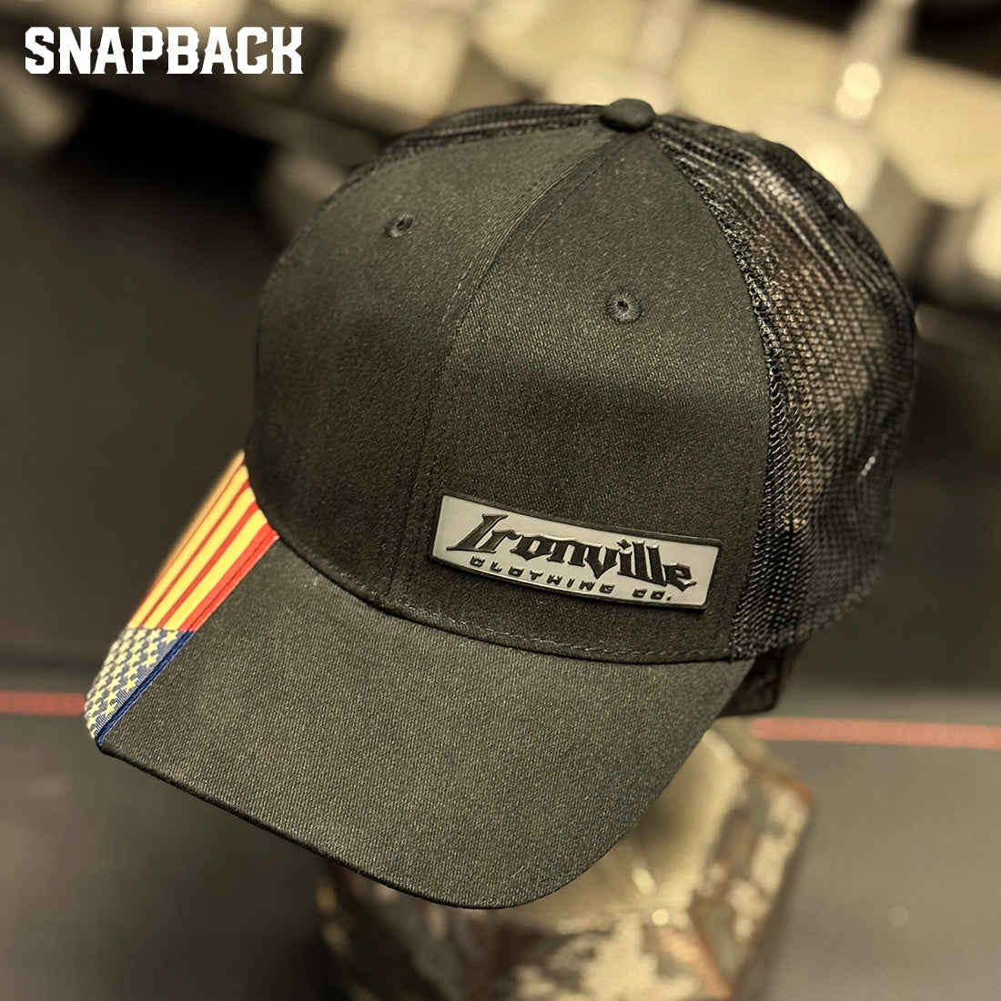 Ironville BRANDED USA Snapback Trucker Cap