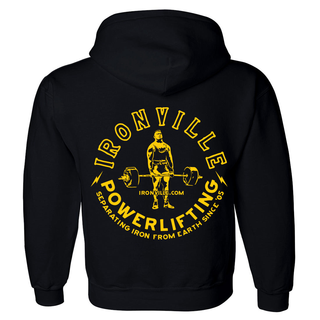 Ironville VINTAGE DEADLIFT Pullover Hoodie Sweatshirt