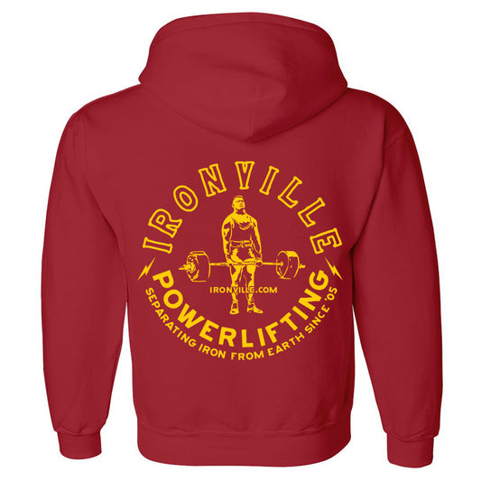 Ironville VINTAGE DEADLIFT Pullover Hoodie Sweatshirt