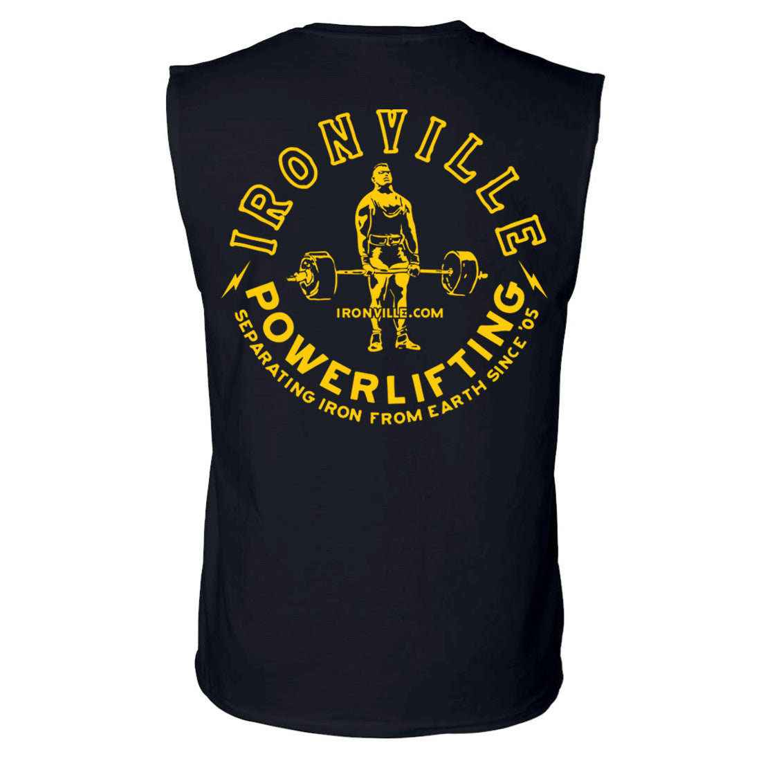 Ironville VINTAGE DEADLIFT Sleeveless Muscle T-shirt