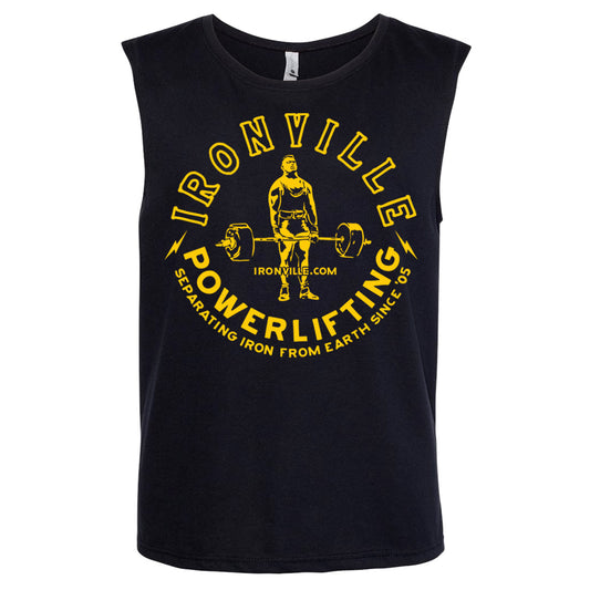 Ironville VINTAGE DEADLIFT Sleeveless Muscle T-shirt