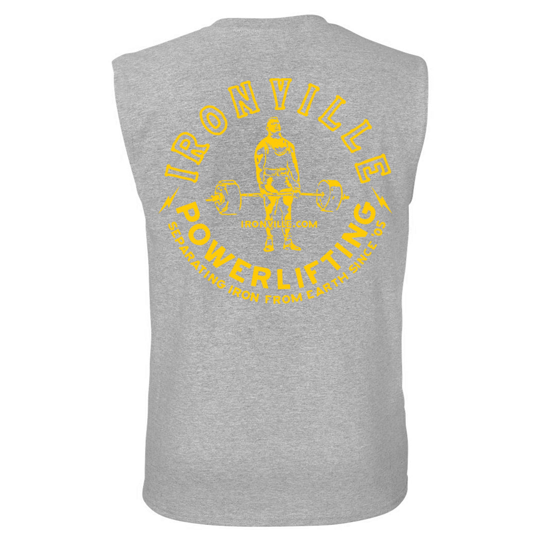 Ironville VINTAGE DEADLIFT Sleeveless Muscle T-shirt