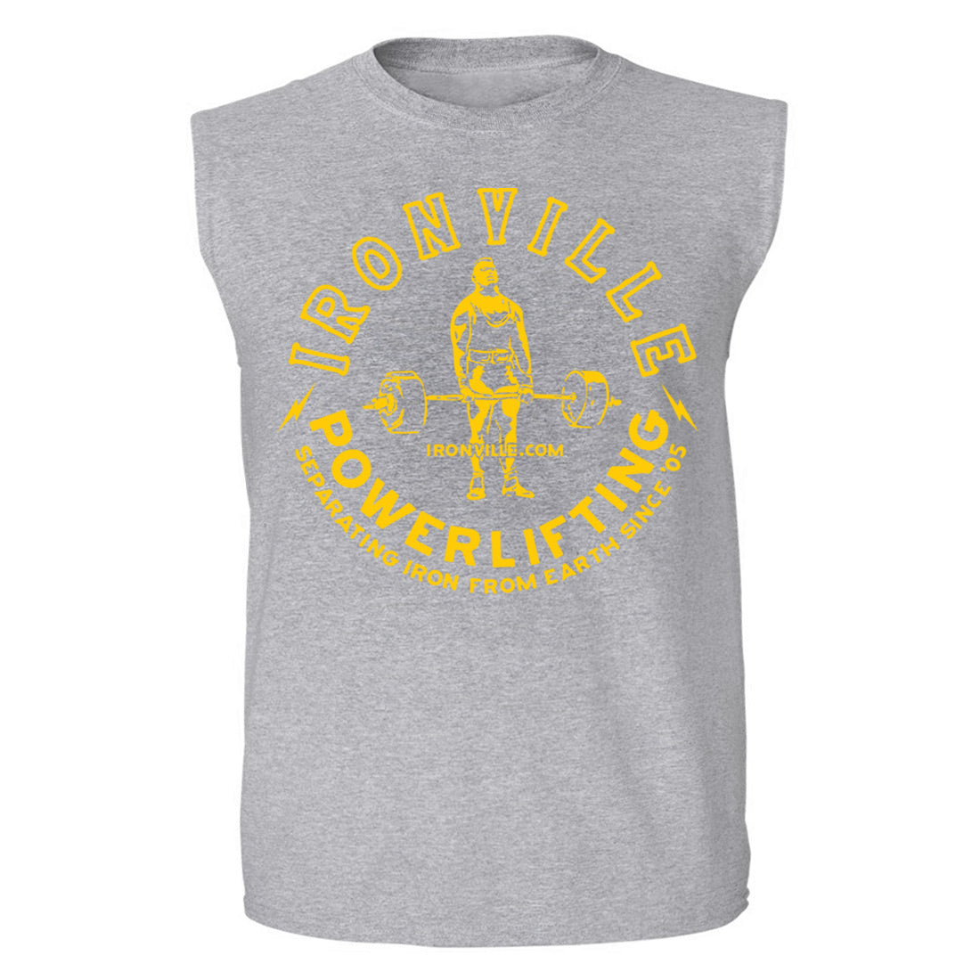 Ironville VINTAGE DEADLIFT Sleeveless Muscle T-shirt