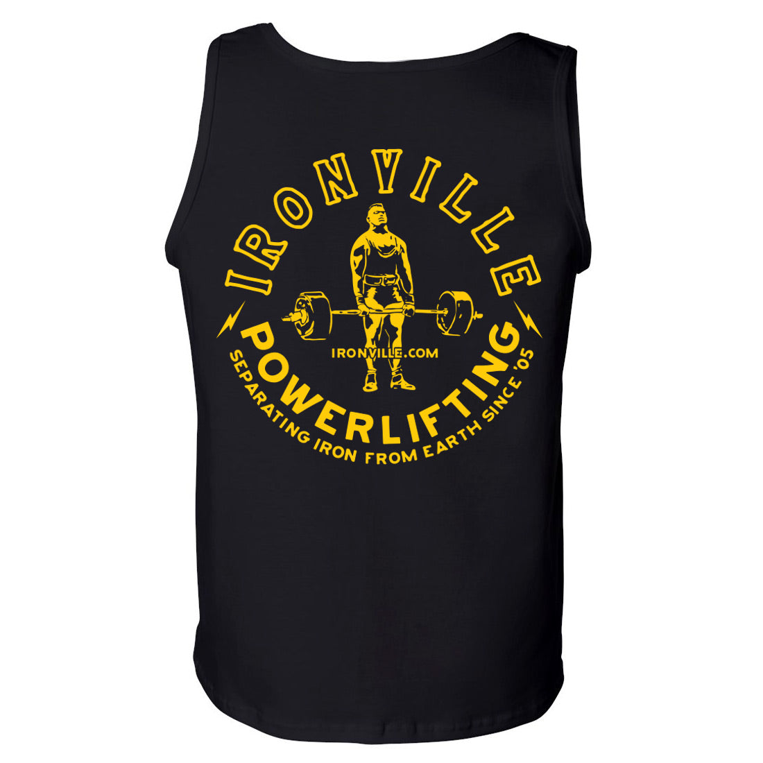 Ironville VINTAGE DEADLIFT Standard Cut Gym Tank Top