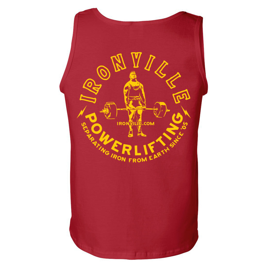 Ironville VINTAGE DEADLIFT Standard Cut Gym Tank Top