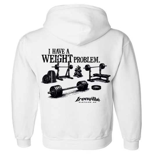 Ironville WEIGHT PROBLEM Pullover Hoodie Sweatshirt