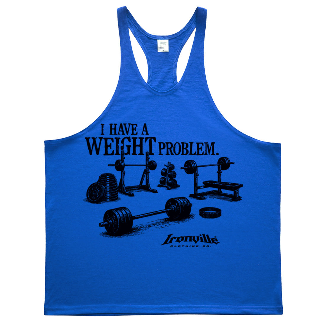 Ironville WEIGHT PROBLEM Stringer Tank Top