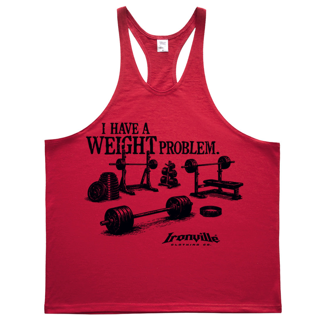 Ironville WEIGHT PROBLEM Stringer Tank Top