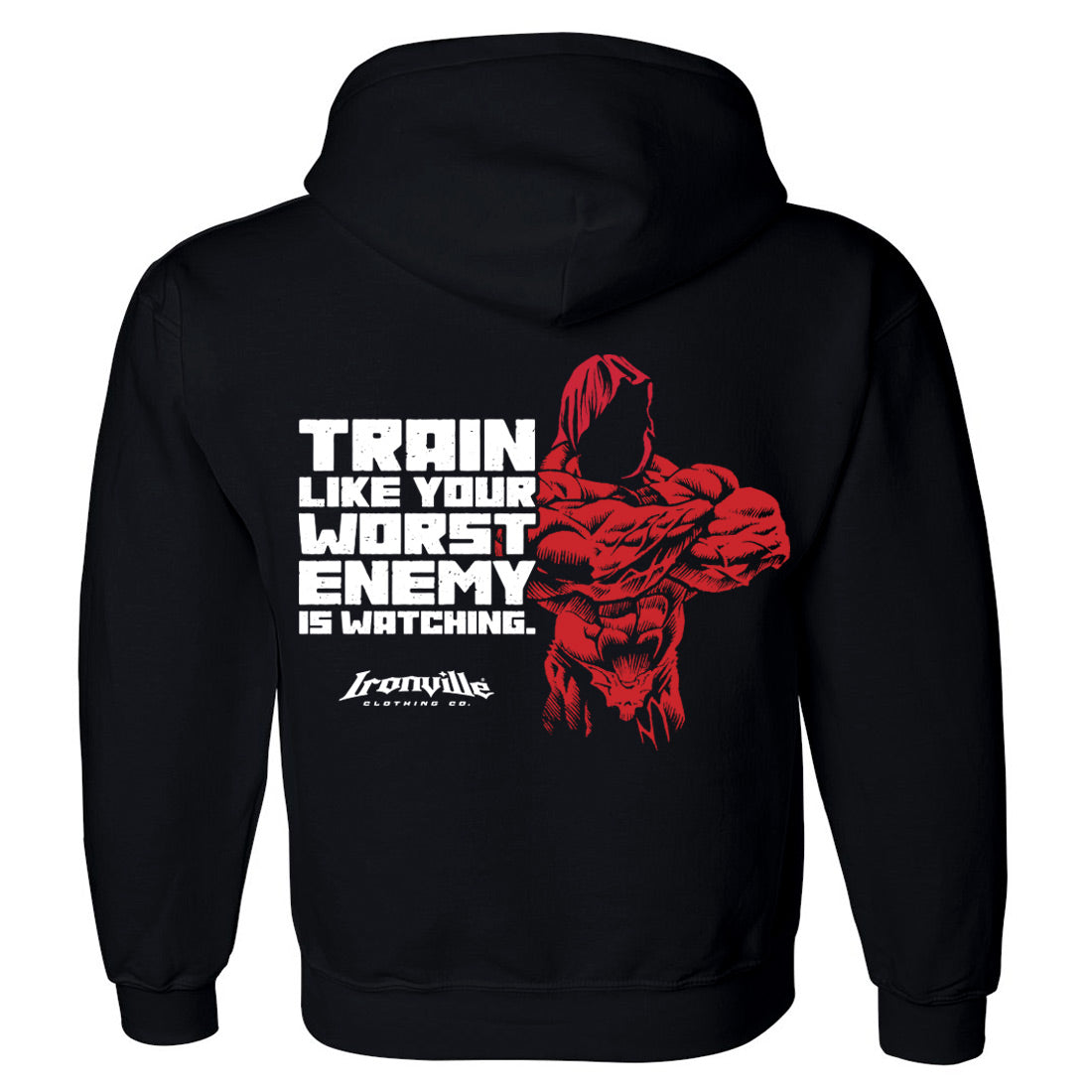 Ironville WORST ENEMY Pullover Hoodie Sweatshirt