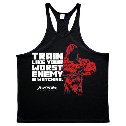 Ironville WORST ENEMY Stringer Tank Top